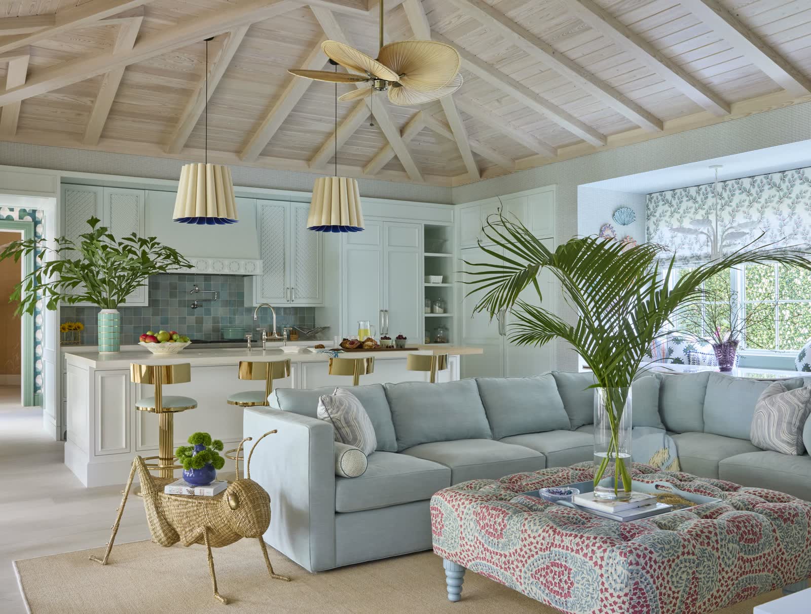 Living room, natural light held all day