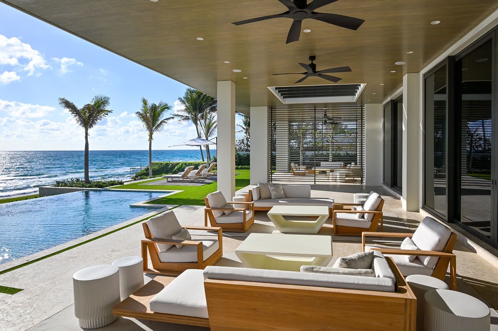 Pool terrace and cabana