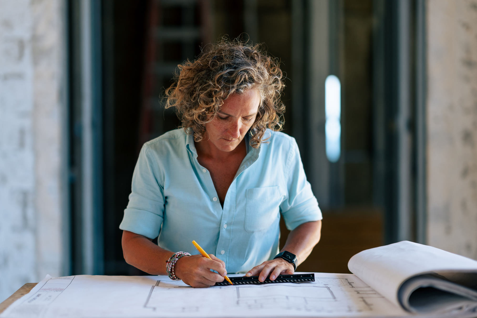 Reviewing drawings